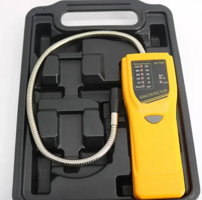Handheld Propane Gas Leakage Tester Methane Gas Leak Detector AZ7201