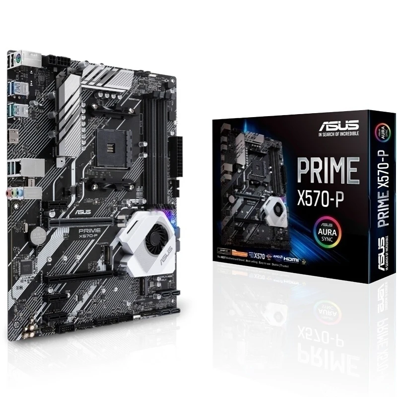For ASUS PRIME X570-P amd cpu x570 ddr4 desktop computer gaming motherboard atx support AM4 Asus pc main board