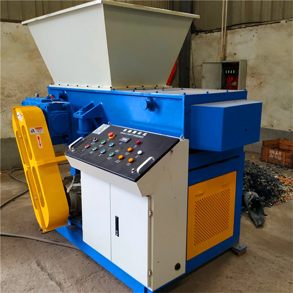 High Efficiency Small Lumps Plastic Shredders Single Soft Shredder for PVC Lumps