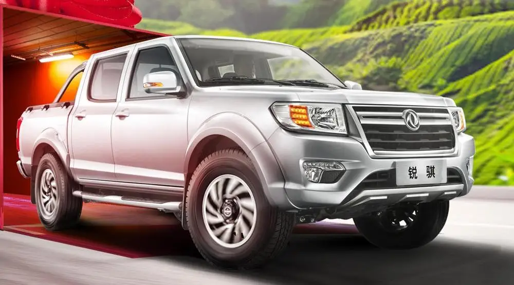 Dongfeng Mini 2WD Pickup Truck 4X2 Double Cab Good Quality Diesel Fuel Automatic Gear Box Right Steering R15 Euro VI Sale China