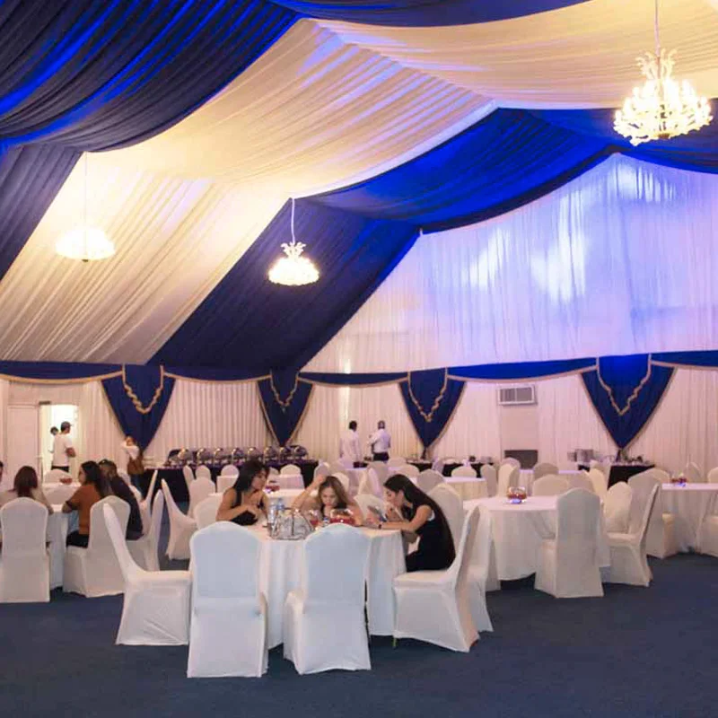 Outdoor Event Party Special Polygon Tent For Sale With Glass Wall