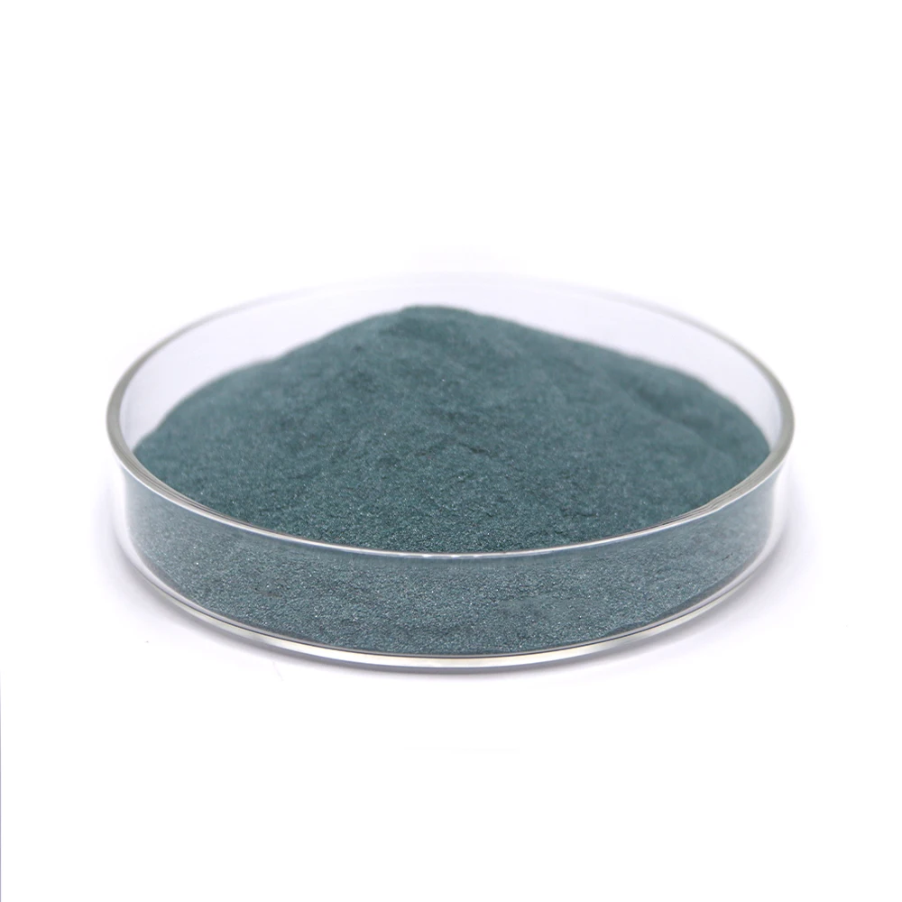High Density 98% SiC Powder Refractory Black Green Silicon Carbide Powder Materials Grit of Green Silicon Carbide for Sand Blast