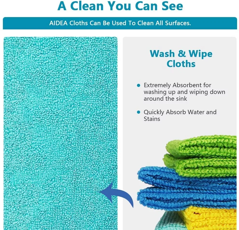 High Quality Car Washing Cloth Thickened Microfiber Towels Absorbent Cleaning Car Towels