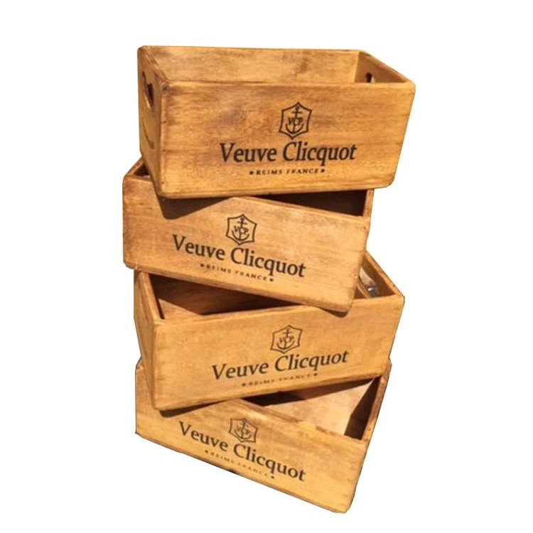 Деревенский персонализированный индивидуальный недорогой Декор нежный практичный необработанный оптом твердый вощеный Ретро деревянный ящик