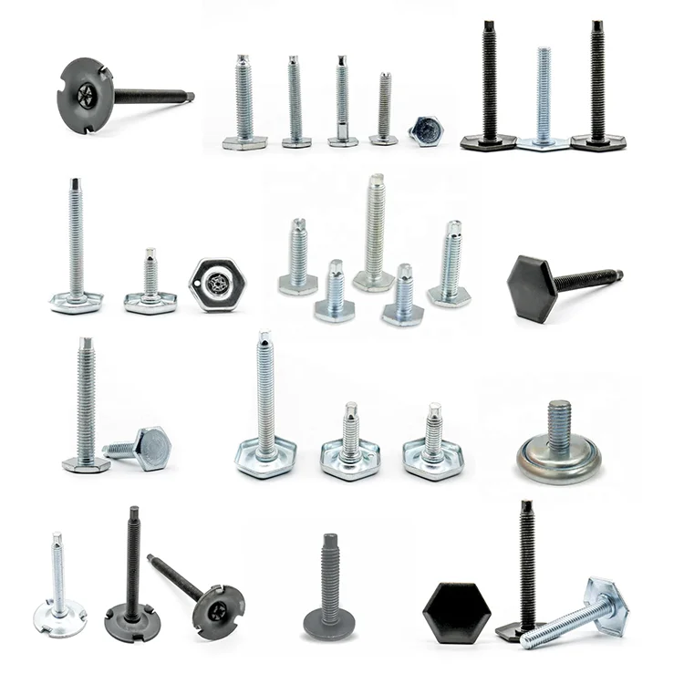 Professional Customized Steel Iron Base Adjustable Adjust Adjuster Table Sofa Workbench Leveler Leveling Leg Feet