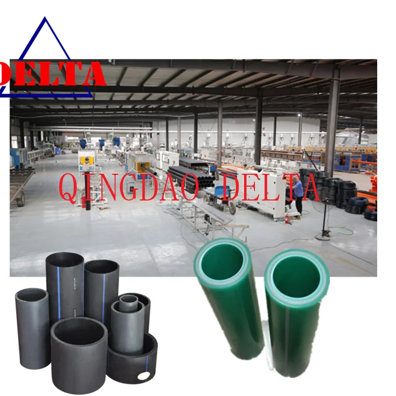Экструзионная линия HDPE PP PE для оранжевых труб, машина для производства пластиковых шлангов для орошения воды