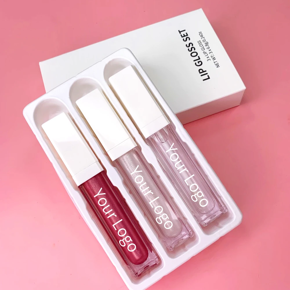 Makeup high pigment glitter lipgloss set lipgloss kit shimmer lip gloss set