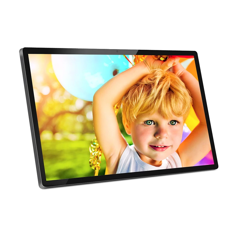 Ultra Thin Wall Mounted Projection Touch Screen LCD Digital Signage For Advertising