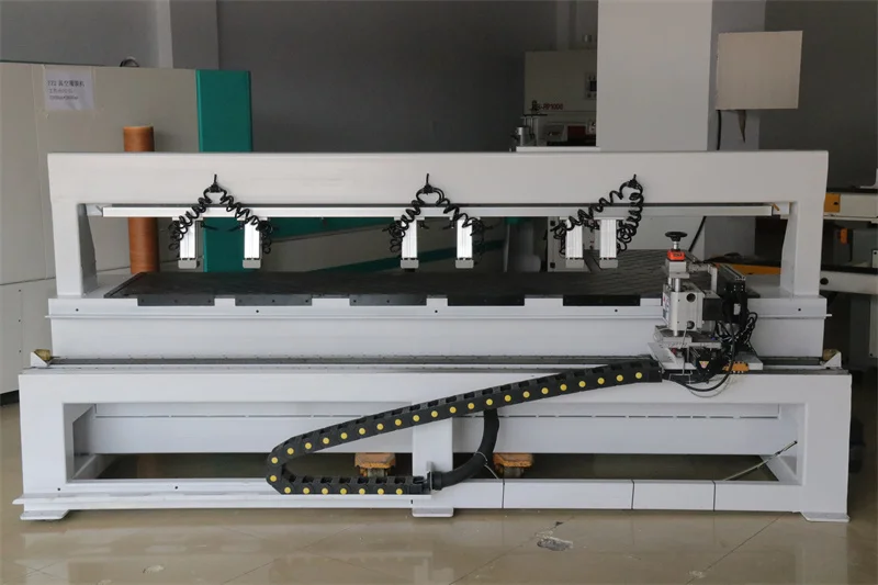 two spindle servo motor laser cnc cabiner door drilling woodworking side hole machine