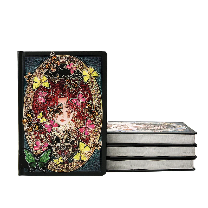 Premium Quality Printing Gold Stamp Durable Matte Hot Stamping Hardcover Writing Paper Notebooks Customizable