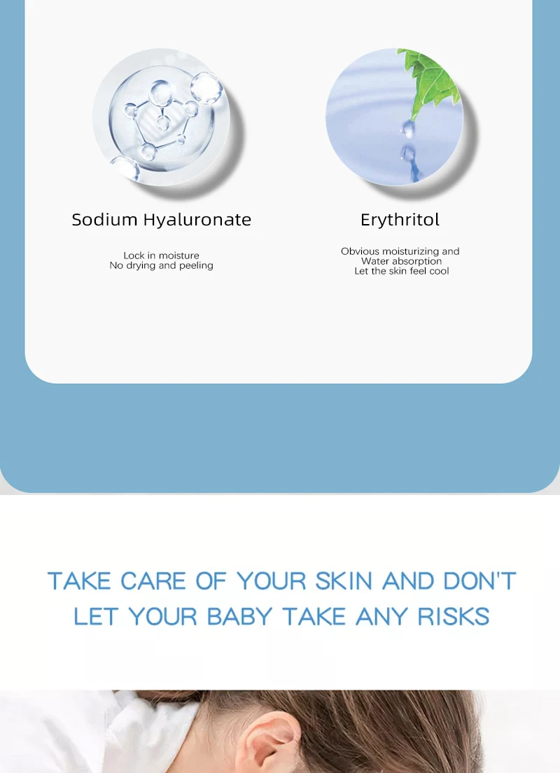 Manufacturer Custom Baby Best Skin Moisturizing Facial Cream Oil Set Suitable For All Skin Types