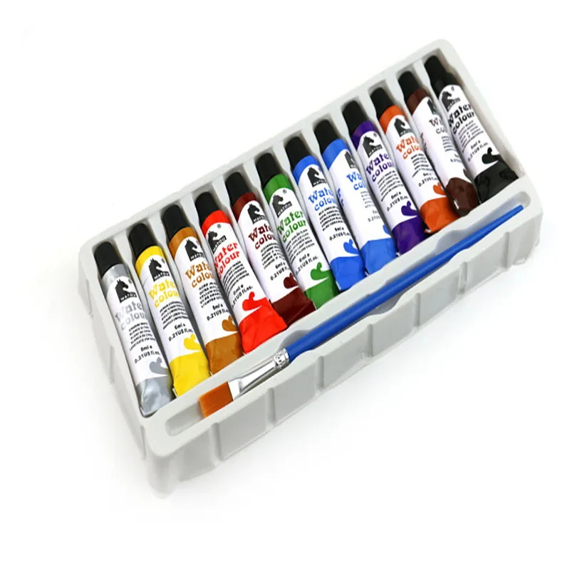 Opeth 0.2oz/6ml 12 Colors Acrylic Paint Set With Brush DIY Painting Graffiti Paint Professional Art Supplier