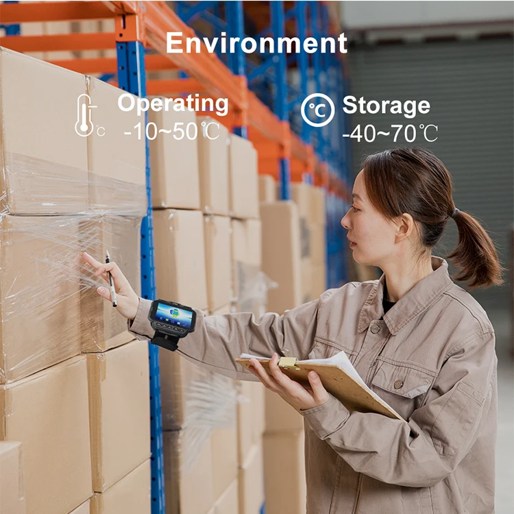 Urovo U2 Ouad-Core 2,0 ГГц Android 10 складская Логистика PDAs сбор данных носимый умный компьютер носимый наручный терминал