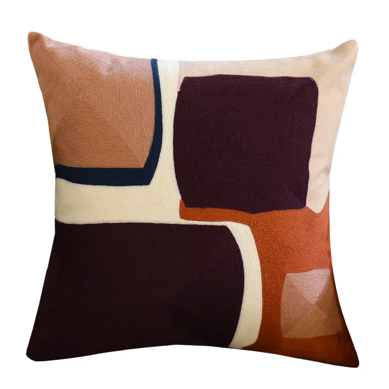 Boho Home Decor Sofa Chair Cushions Throw Pillows Cover Striped Jacquard Pillow Case Cover For Living Room