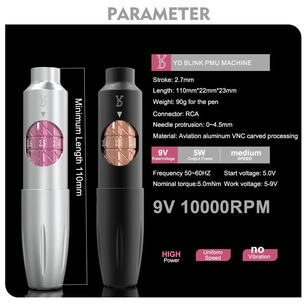 Tattoo manufacture wireless pmu machine rechargeable Permanent Makeup Machine Microblading Eyebrow Tattoo Pen Machine OEM