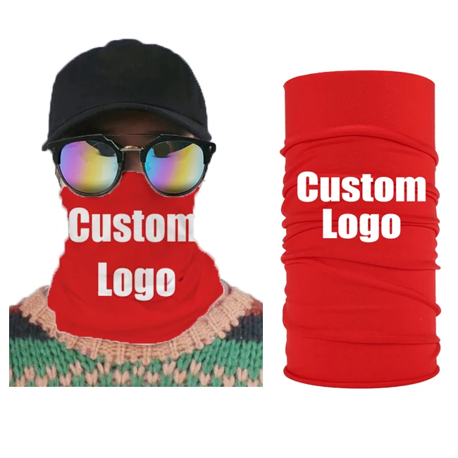 Wholesales Promotional Custom Logo BreathableTube Seamless Bandana Scarf For Biker Motorcycle Sports No Minimum