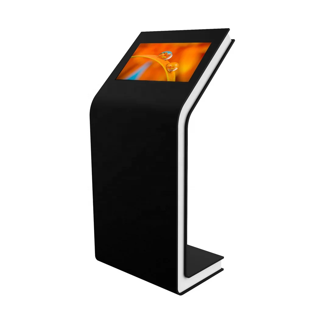 Hot selling-27 inch Interactive LCD display Touch Screen L shaped kiosk information kiosk with free software touch screen kiosk