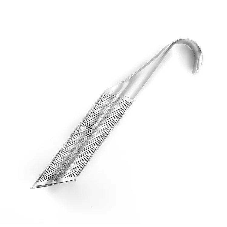 Чайная палочка из нержавеющей стали для заваривания цветов, рассыпчатый листовой фильтр для чайной трубки, цилиндрический сетчатый фильтр для чая