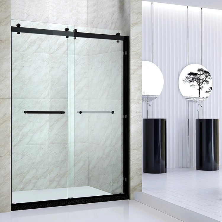 8mm 10mm Clear Frameless Simple Shower door for America market