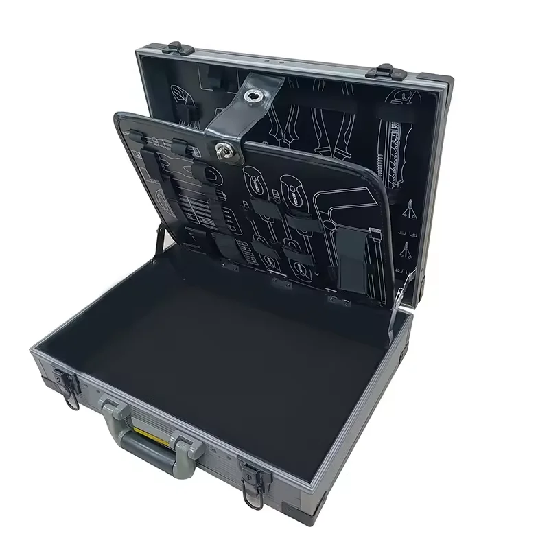 Original Spot Wholesale Agent Storage Case With Handle Tool Box Flight Cases Aluminum Storage Box For Travel