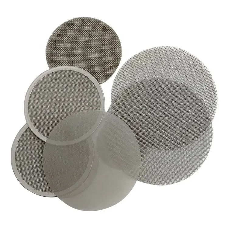 Woven Filter Mesh Discs Stainless Steel 304 316 316L Round Metal Wire Mesh Liquid Coffee Filter Disc