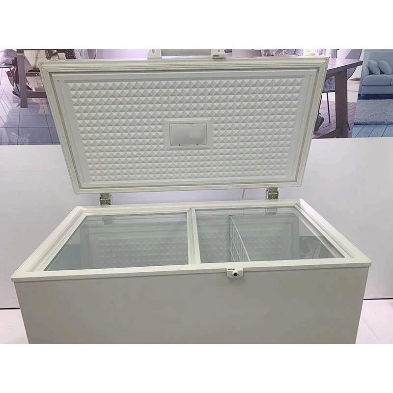 Commercial Supermarket Ice Cream Deep Display Cake Display Freezer Fast Food Display Cooler Chest Deep Freezer