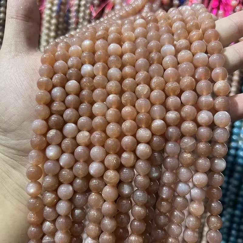 4-10mm Natural Stone Crystal Beads DIY Bracelet Making Tiger Eye Rose Quartz Lapis Lazuli Citrine-Jewelry Findings Components