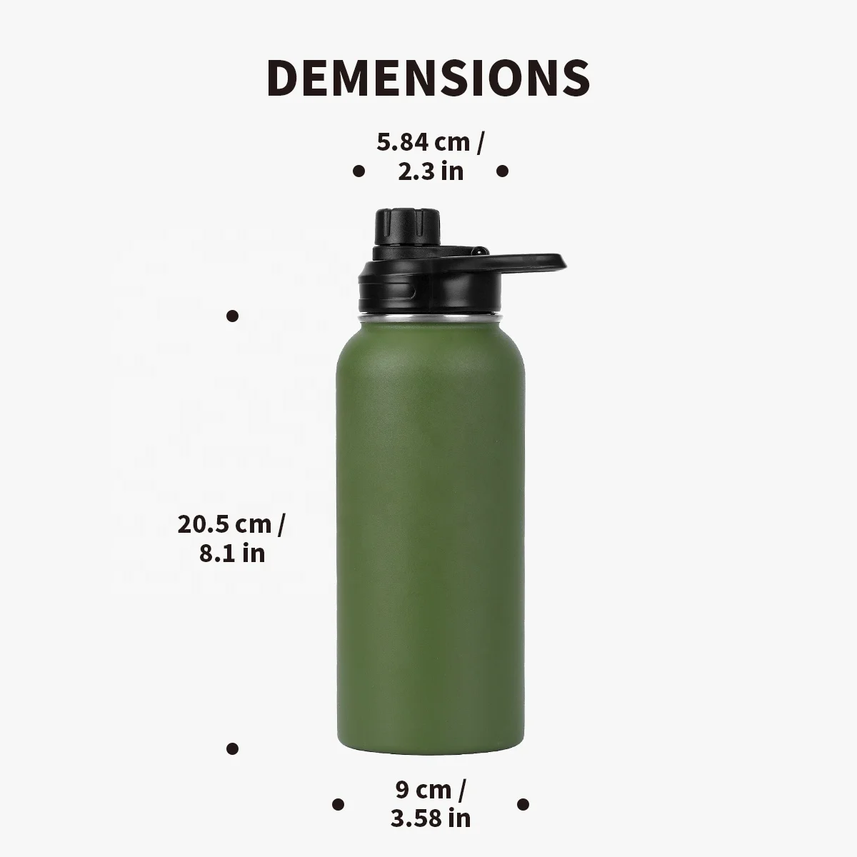 32oz hot sale insulated stainless steel sports water bottle manufacturing Yong Kang