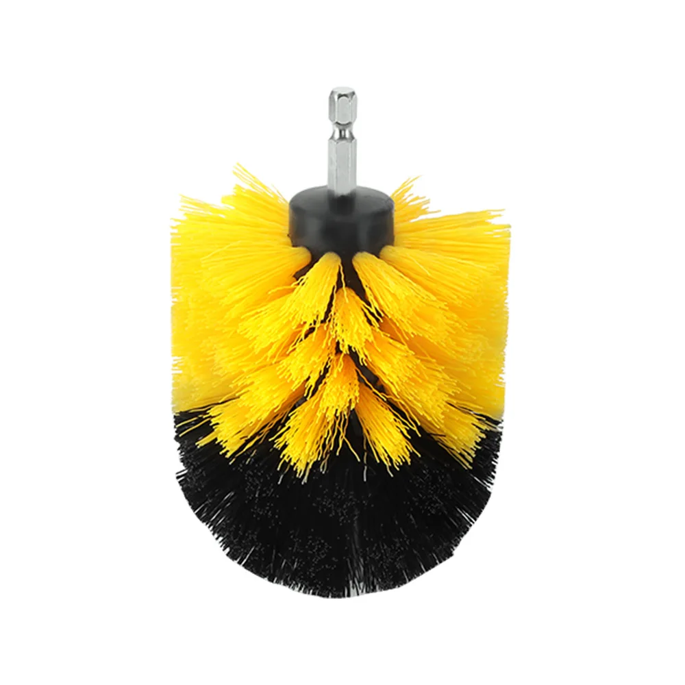 3pcs Electric Screwdriver Drill Power Scrubber Clean Brushes For Carpet Glass Car Tub Tires Nylon Brushes Power Tools