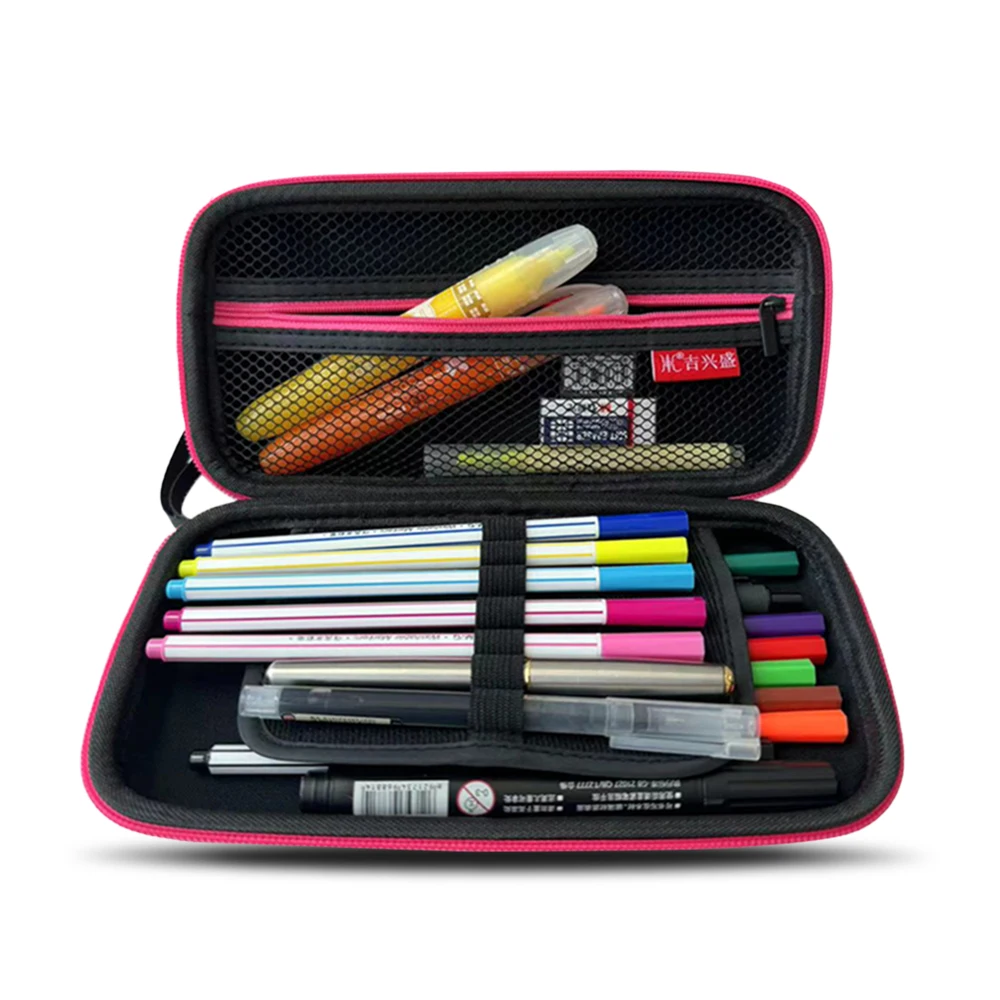 High end custom girl pencil case EVA pencil case pencil zipper bag pen note number pen stationery storage bag