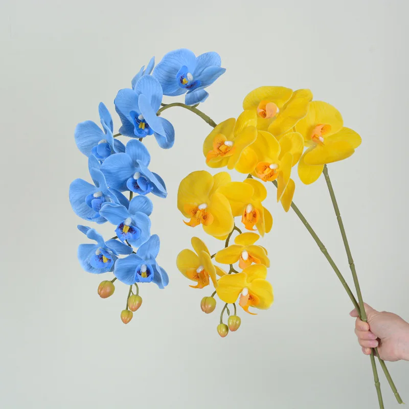 Best selling products 2022 phalaenopsis faux orchid decorative artificial centerpiece flower