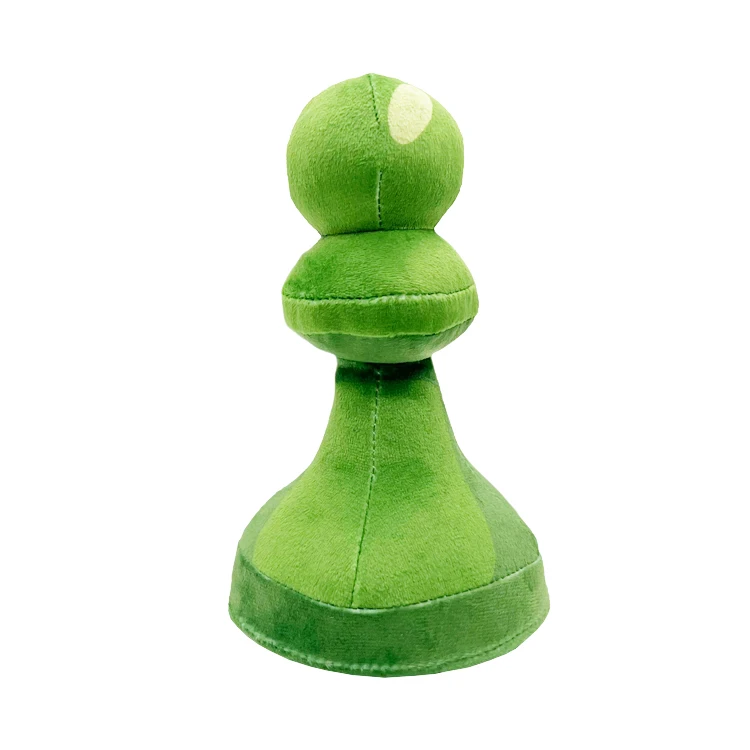 High Quality Soft Plush Chess Piece Toy Customized Green Chess Piece Plush Toys