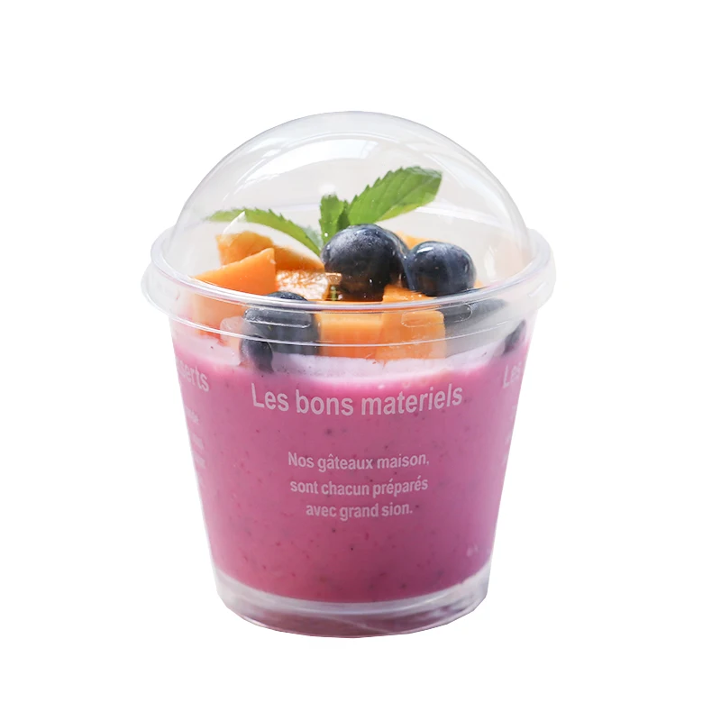 Factory Direct Disposable Food Ice Cream PS Plastic Container Dessert Cups
