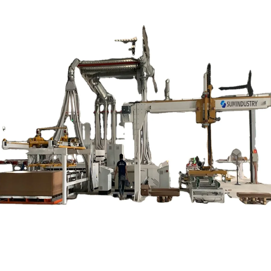 flooring cutting machine equipment manufacture/cutting machine for laminate flooring production line