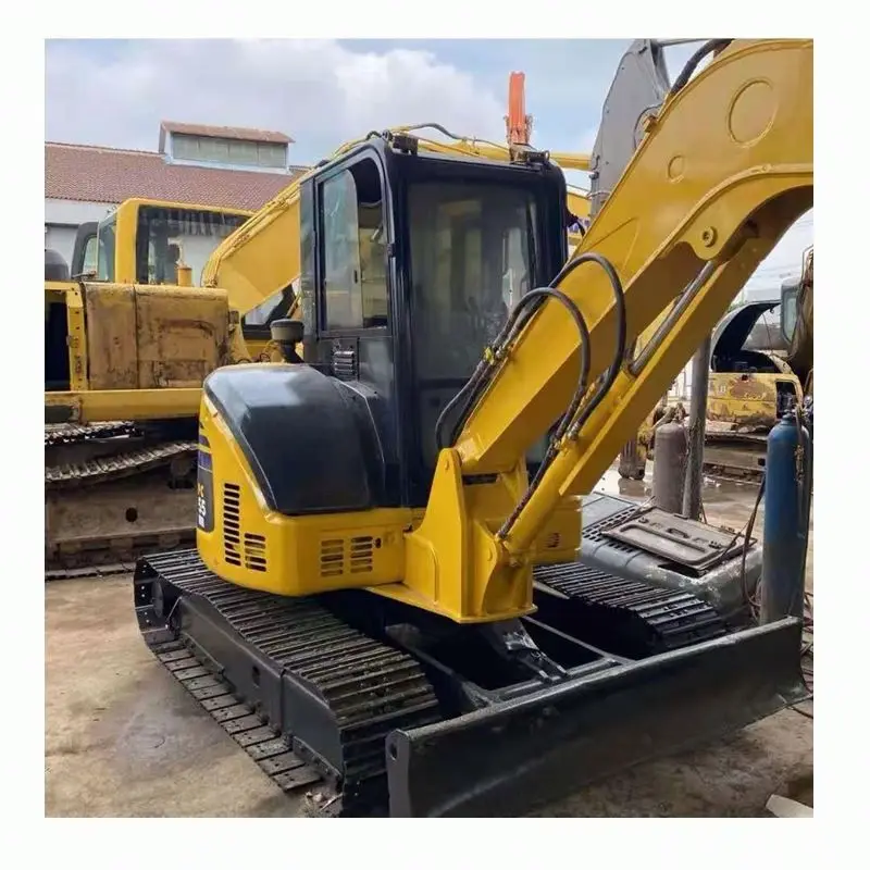 For sale 5.5 ton used Komatsu PC 55 original Japanese mini Excavator