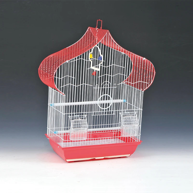 Wholesale Hot Sale Customized bamboo hair brass wedding big birdcage  souvenir outdoor Iron bird house