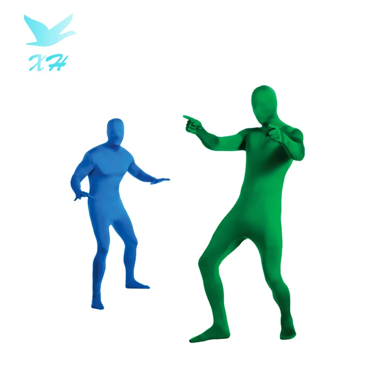 unisex skin suit video props Movie shooting stealth green screen suit