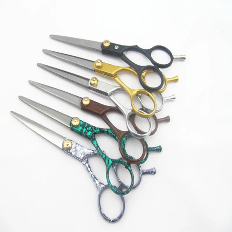 Manufacturers supply flat cut tooth scissors high-end hairdressing hair cutting barber scissors