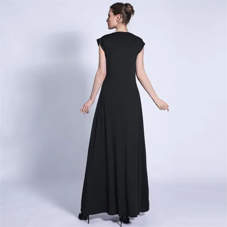 Spring summer sleeveless commuter skirts quality indonesia clothing manufacturers islamic robe abaya