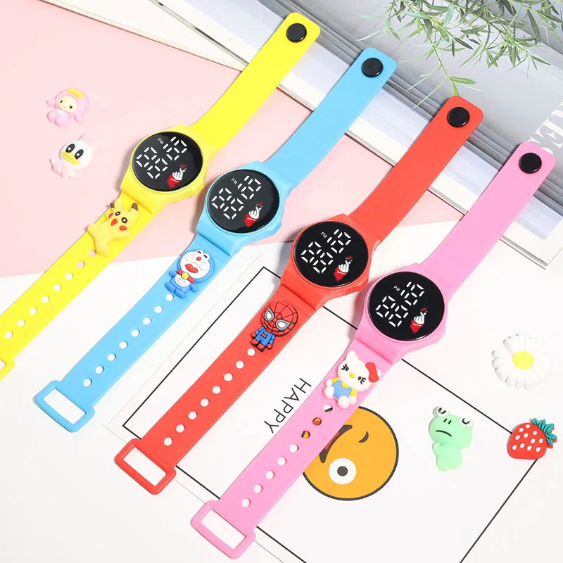 High Quality Kids Wholesale Silicone LED Children Wrist Children Unique Kids digital Watches Sport Watch