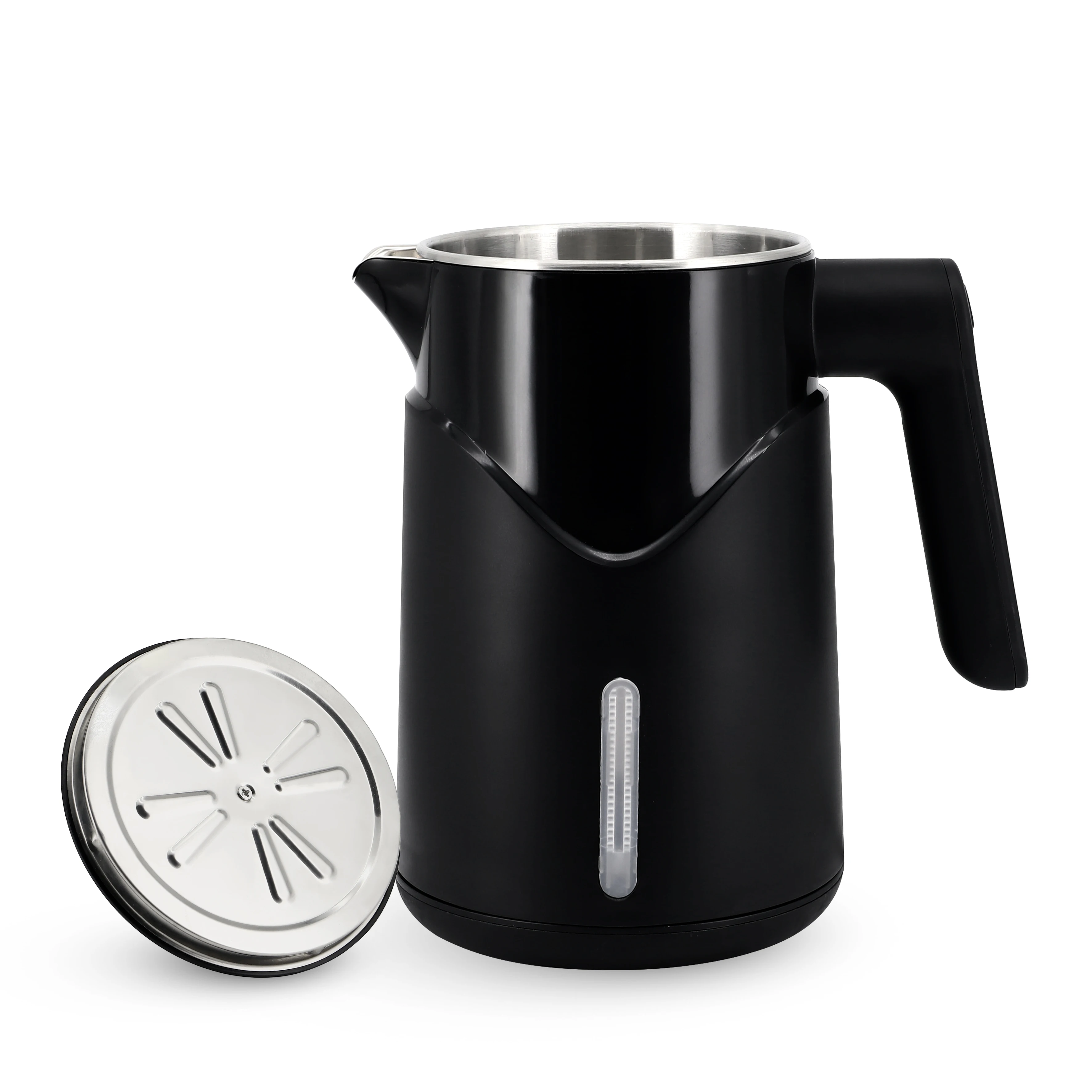 Good Appearance Zhongshan Home Appliances Recommended 1.5L Durable Double-Layer Tea Coffee Milk Soup Electric Kettle for Office