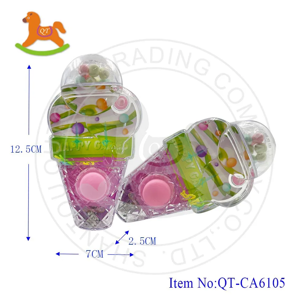 Popular  good sales Plastic toy candy pinball game puzzle toy with sweet candy for kids mini game machine