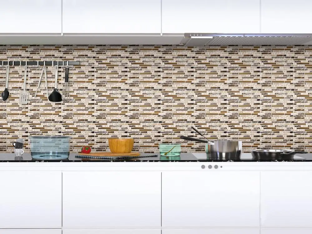  Самоклеящиеся DIY декоративные обои 3D из водонепроницаемого материала и smokeproof Современные настраиваемые