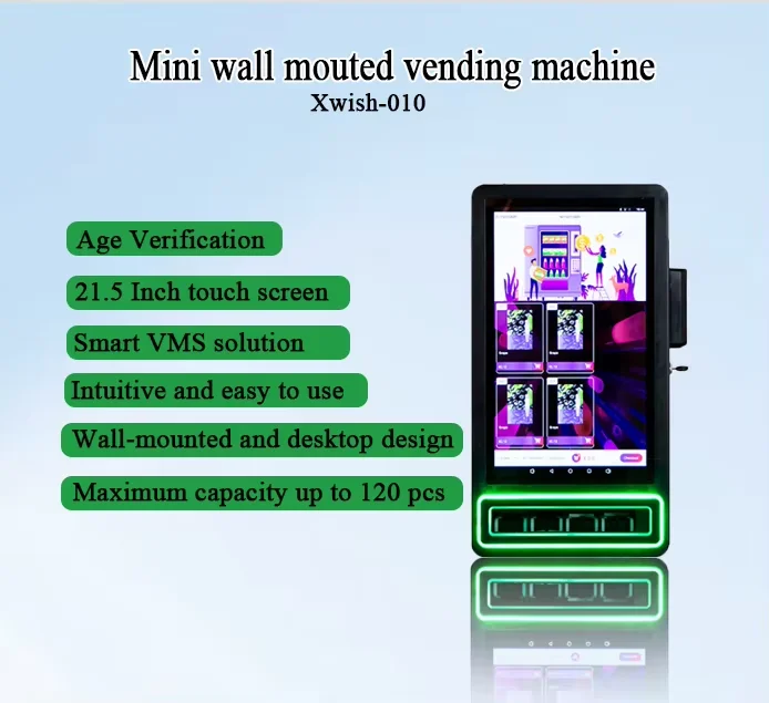 24 Hours Self-Service Vending Machine With Card Reader Payment With Belt Conveyor Drinks And Snacks