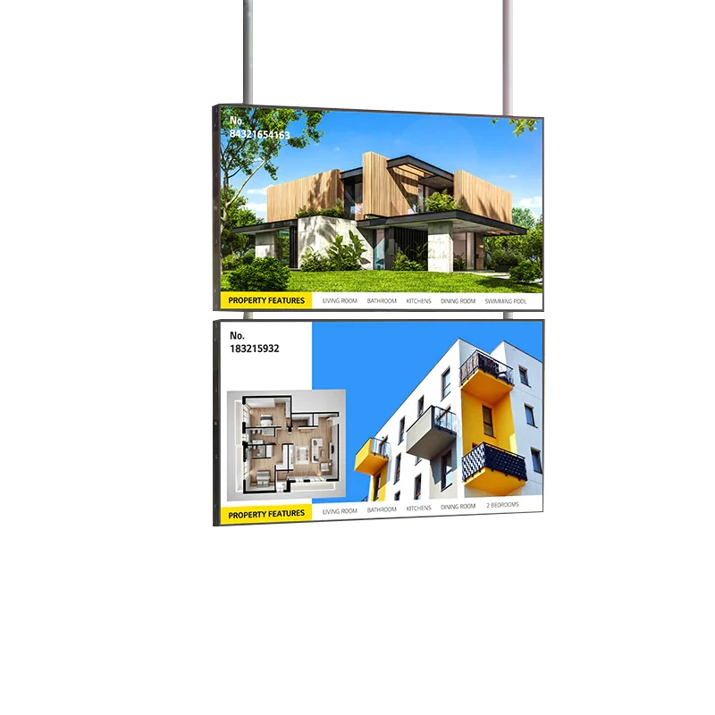 43 55 65 Inch Vertical Floor Standing Advertising Display Shop Lcd Window Digital Signage