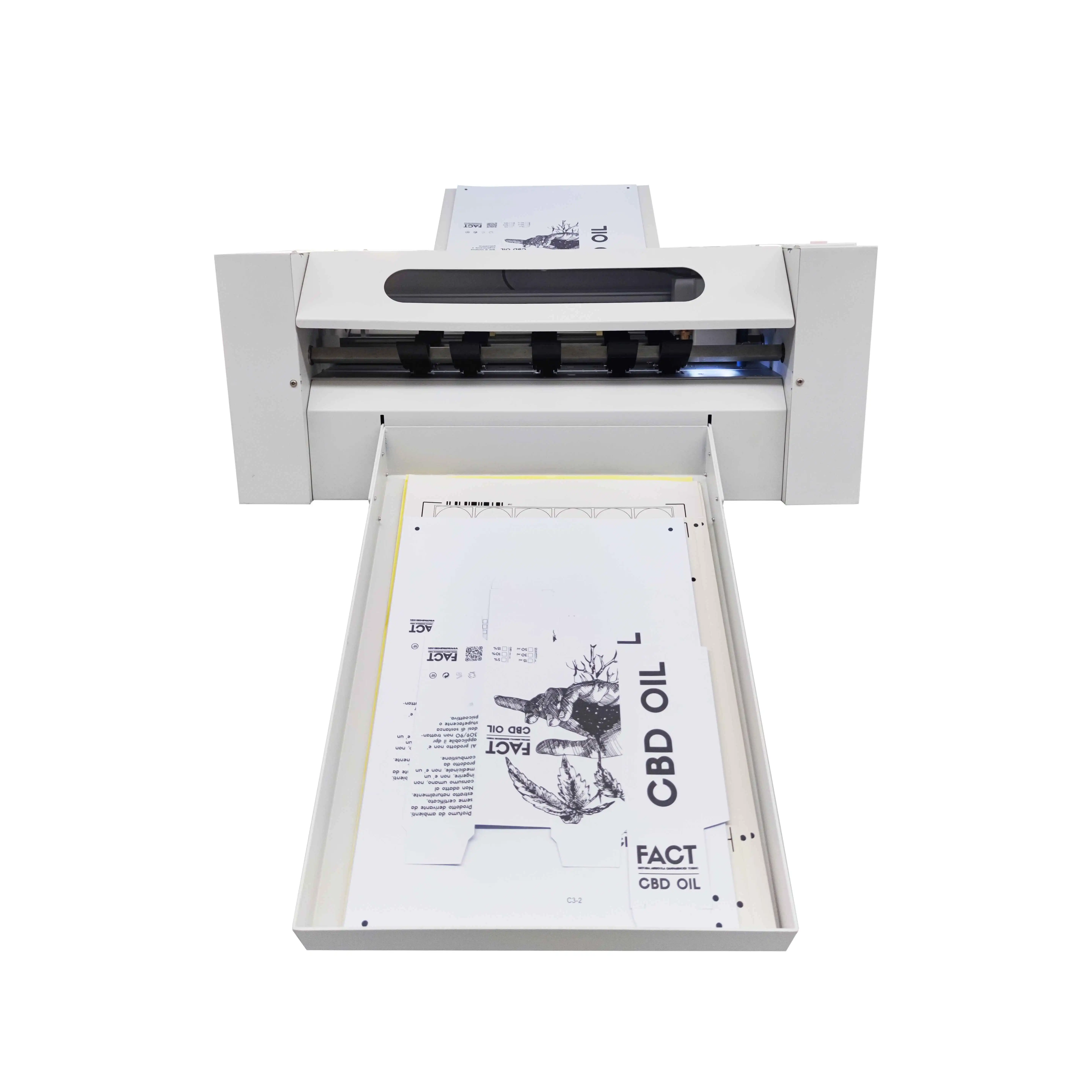 Teneth Factory Sale A3 A4 A3+ Die Label Cutting Machine Auto Feeding Contour Sheet Cutter Machine