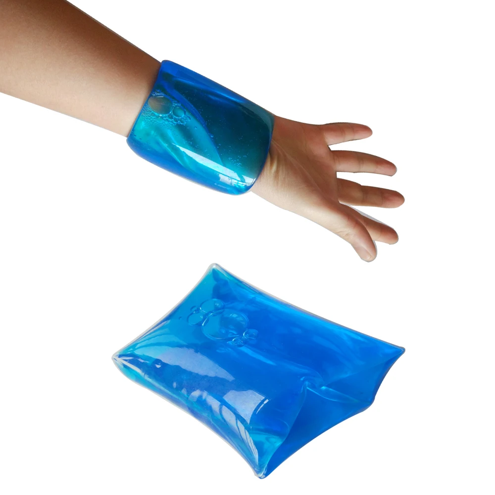 Customized Logo Cooling Gel New Material Non-Coolant Finger and Wrist Cold Wrap for Sport People Ice Pads Ice Packs
