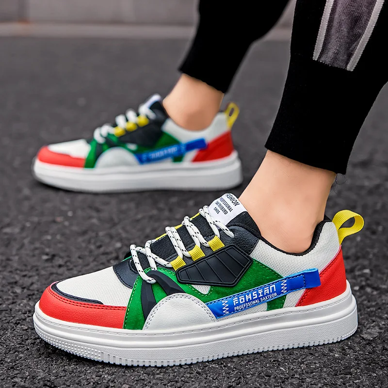 
Men Fashion Trend Sneakers Patcahwork Running Shoes Men New Cold Sticky Shoes Gym Sports Shoes Male Sneakers Zapatos De Hombre 