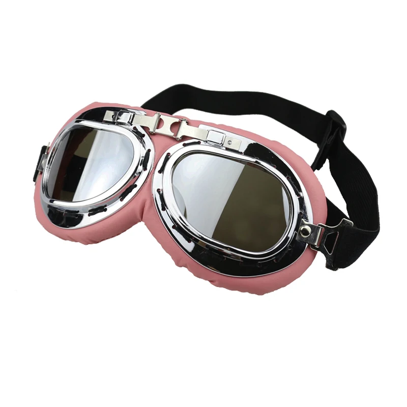 Hot Sale Windproof Motorcycle Retro Goggles For Racer Cruiser Scooter Biker Pilot  Motorcycle Glasses