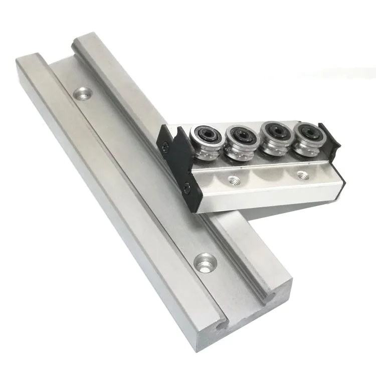Low cost Low profile ball type linear guide SGR25 dual shaft guide support for cnc ballscrew machine